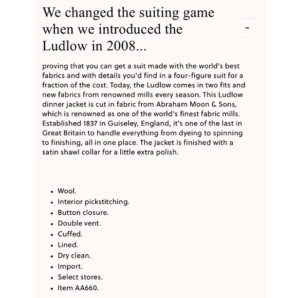 J Crew Ludlow shawl-collar dinner jacket snowy Stewart tartan English wool 38R - Picture 7 of 16